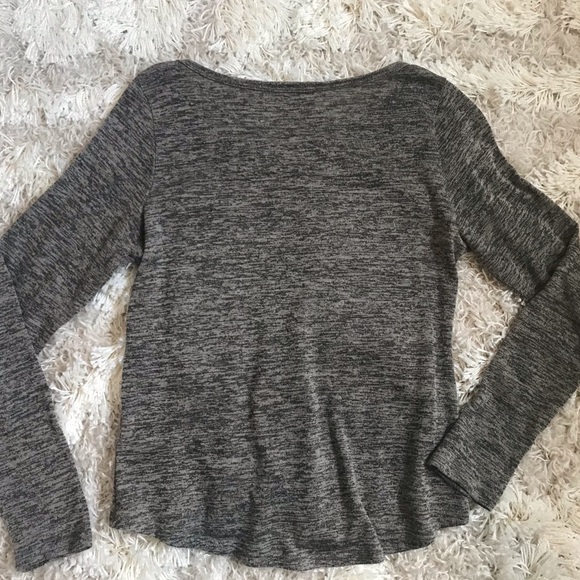 Grey British Flag Long Sleeve Top - Picture 2 of 5